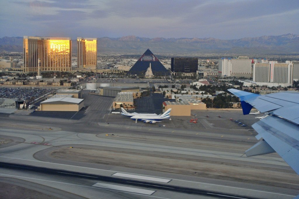 Abflug in Las Vegas