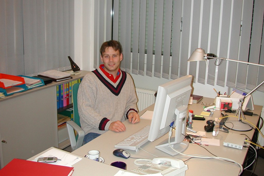 2010 - Ali zu Besuch in meinem Büro